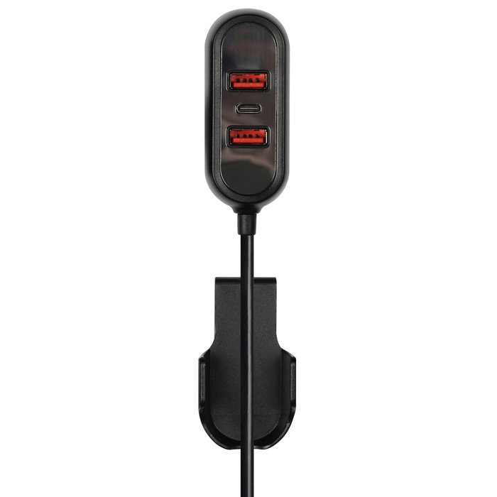 Be Mix Cargador Coche 4 en 1 con 4 Puertos USB (2 USB-A, 1 USB-C, 1 Extra) y Cable 1.5m para Smartphone, Tablet y GPS Be Mix Cargador Coche 4 en 1 con 4 Puertos USB (2 USB-A, 1 USB-C, 1 Extra) y Cable 1.5m para Smartphone, Tablet y GPS