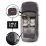 Be Mix Cargador Coche 4 en 1 con 4 Puertos USB (2 USB-A, 1 USB-C, 1 Extra) y Cable 1.5m para Smartphone, Tablet y GPS