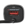 Be Mix Cargador Coche 4 en 1 con 4 Puertos USB (2 USB-A, 1 USB-C, 1 Extra) y Cable 1.5m para Smartphone, Tablet y GPS