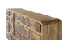 Giner y Colomer Aparador en Madera Maciza de Mango con Detalles a Mano, 148 cm, Diseño Contemporáneo con Cajones y Decoración Tribal