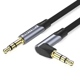 Vention Cable Auxiliar Estéreo Jack 3.5mm Macho a Macho 3m Gris con Ángulo de 90°