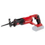 Einhell TE-AP 18 Li PXC Solo Sierra de sable a batería, Negro, Rojo, 2,2 cm altura de golpe, 10 cm profundidad corte madera