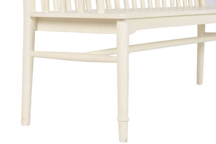 DKD Home Decor Banco Mango MDF Crema
