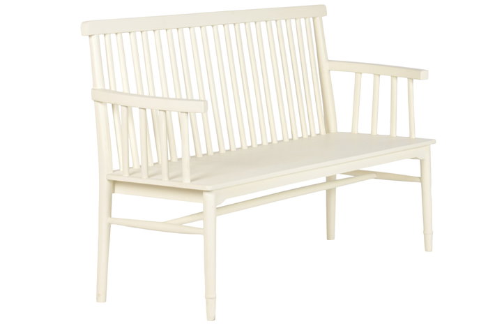 DKD Home Decor Banco Mango MDF Crema