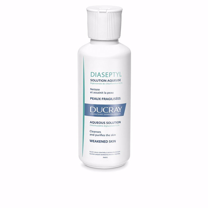 Ducray DIASEPTYL solución acuosa para heridas, spray antiséptico, limpieza de lesiones superficiales, 125 ml Ducray DIASEPTYL solución acuosa para heridas, spray antiséptico, limpieza de lesiones superficiales, 125 ml