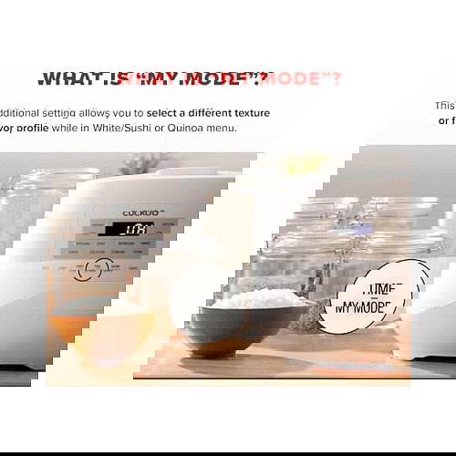 Cuckoo Olla Arrocera CR-0641F, 1.08L, Blanca, Táctil, LCD