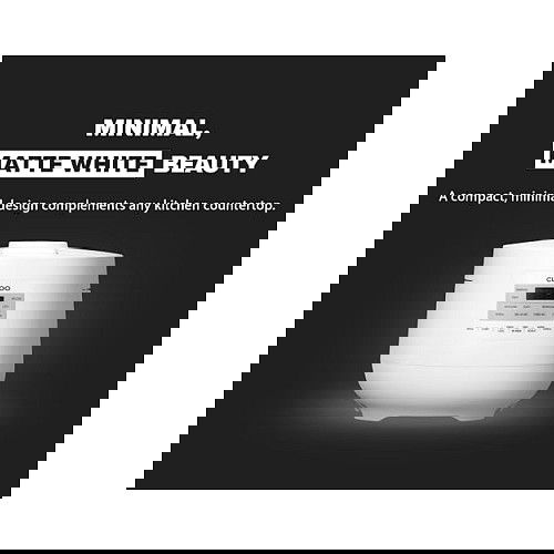 Cuckoo Olla Arrocera CR-0641F, 1.08L, Blanca, Táctil, LCD