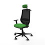 PIQUERAS Y CRESPO Silla de oficina Mardos con mecanismo Sincro, Verde y Negro