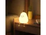 Wondee Lámpara de Noche Infantil de Silicona con Forma de Pera, Luz Suave y Sensor Táctil