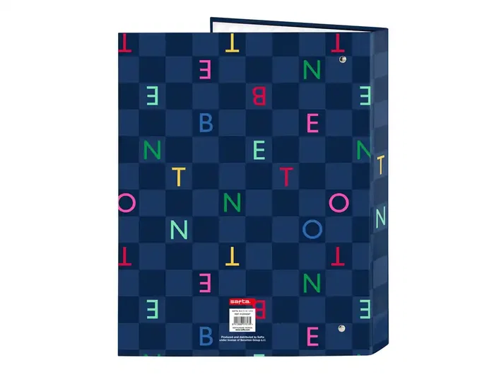 Safta Carpeta Folio Benetton Damero 4 Anillas Mixtas Safta Carpeta Folio Benetton Damero 4 Anillas Mixtas