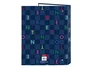 Safta Carpeta Folio Benetton Damero 4 Anillas Mixtas