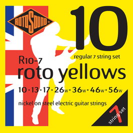 Juego de 7 Cuerdas Rotosound para Guitarra Eléctrica 10-56