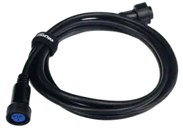 Algamlight Cable de Alimentación IP65 Negro 3M Macho Hembra XLR