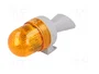 WERMA Señalizador Luminoso y Sonoro Naranja 24V AC/DC