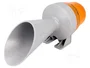 WERMA Señalizador Luminoso y Sonoro Naranja 24V AC/DC