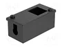 DeLOCK 81553 Caja de distribución metálica para montaje en mesa o pared, negro