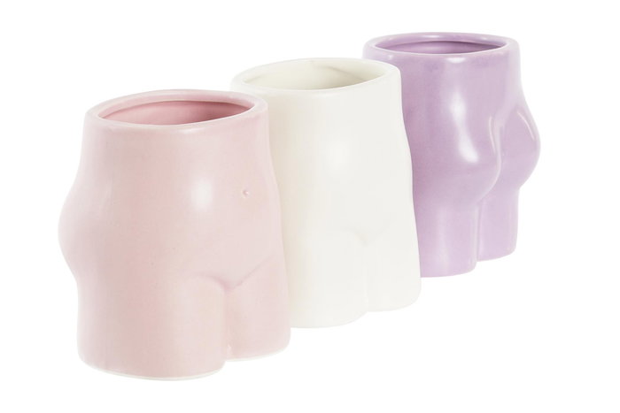 DKD Home Decor Vela Blanco Rosa 7 x 10 x 9 cm (12 Unidades) Cera Parafina DKD Home Decor Vela Blanco Rosa 7 x 10 x 9 cm (12 Unidades) Cera Parafina