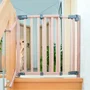 Roba Barrera de seguridad para bebés Safety Up - Madera, Ajustable 93,5-120,5 cm