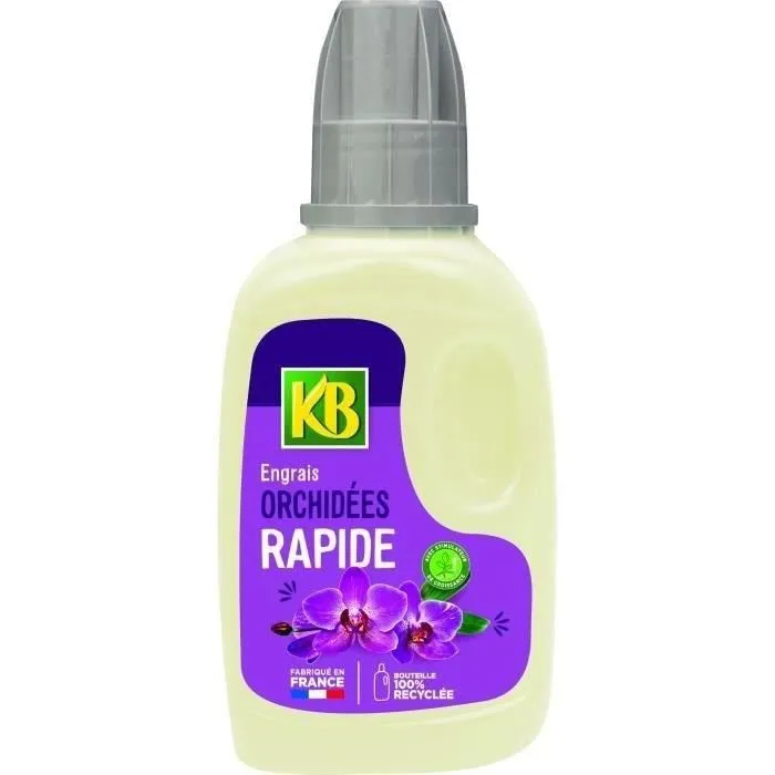 KB Fertilizante Rápido para Orquídeas 250ml Estimulador Crecimiento Raíces Floración Bella