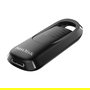Sandisk SDCZ480-256G-G46 Memoria USB Tipo C 256 GB, USB 3.2 Gen 1, 400 MB/s Lectura, Slider, Negro