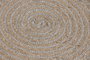 DKD Home Decor Alfombra de Lana y Yute Trenzada a Mano 120x120x1 cm