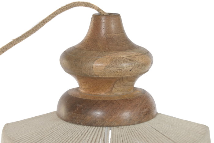 DKD Home Decor Lámpara Aplique Urban Marron Crudo Algodon Mango 18 x 55 x 34 cm DKD Home Decor Lámpara Aplique Urban Marron Crudo Algodon Mango 18 x 55 x 34 cm