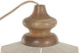 DKD Home Decor Lámpara Aplique Urban Marron Crudo Algodon Mango 18 x 55 x 34 cm
