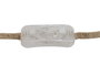 DKD Home Decor Lámpara Aplique Urban Marron Crudo Algodon Mango 18 x 55 x 34 cm