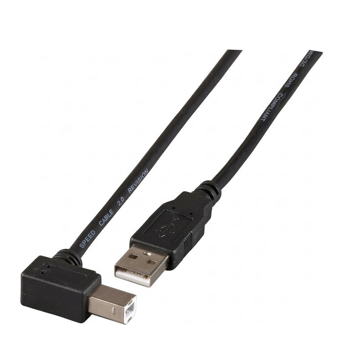 EFB Elektronik Cable USB 2.0 A-B Angular 1,8 m Negro EFB Elektronik Cable USB 2.0 A-B Angular 1,8 m Negro
