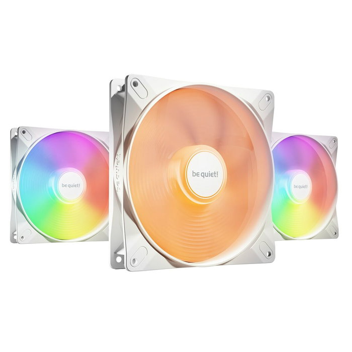 be quiet! LIGHT WINGS LX 140mm PWM White Triple-Pack
