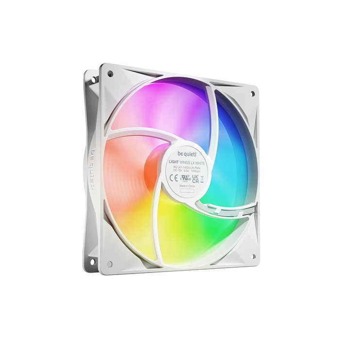 be quiet! LIGHT WINGS LX 140mm PWM White Triple-Pack