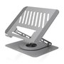 Aisens Soporte de Sobremesa XL Giratorio Gris para Portátil/Tablet 10-17