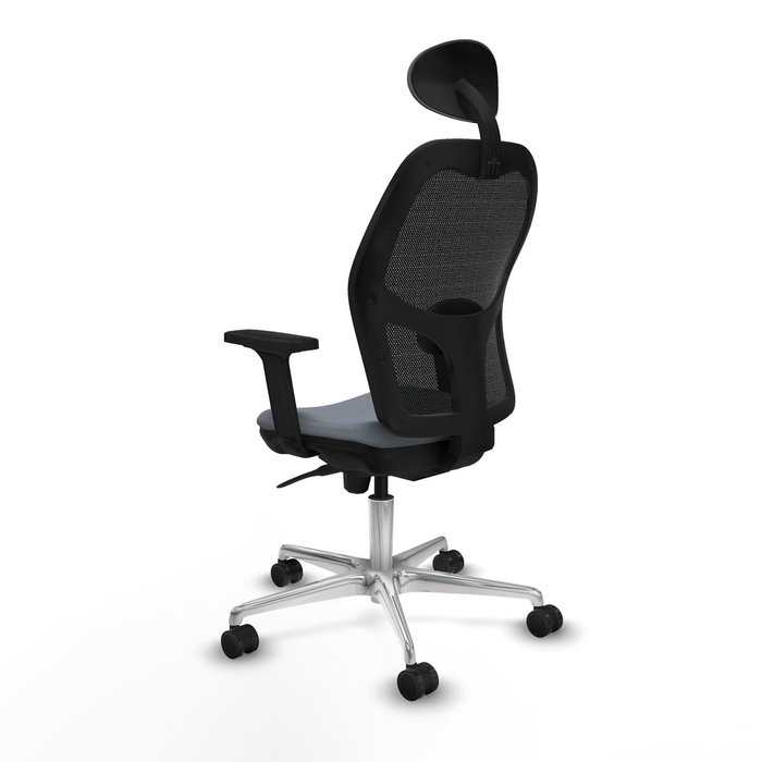 PIQUERAS Y CRESPO Silla de oficina Jorquera con mecanismo sincro, gris y negro PIQUERAS Y CRESPO Silla de oficina Jorquera con mecanismo sincro, gris y negro