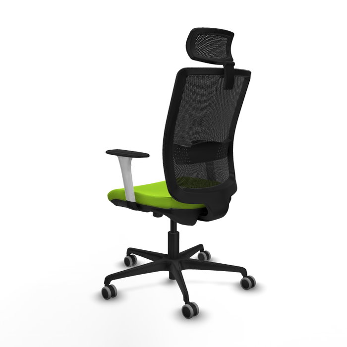 PIQUERAS Y CRESPO Silla de oficina Haches con mecanismo Sincro/Traslack, Pistacho y Negro PIQUERAS Y CRESPO Silla de oficina Haches con mecanismo Sincro/Traslack, Pistacho y Negro