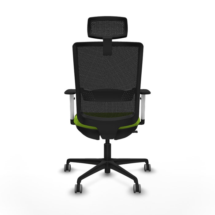 PIQUERAS Y CRESPO Silla de oficina Haches con mecanismo Sincro/Traslack, Pistacho y Negro PIQUERAS Y CRESPO Silla de oficina Haches con mecanismo Sincro/Traslack, Pistacho y Negro