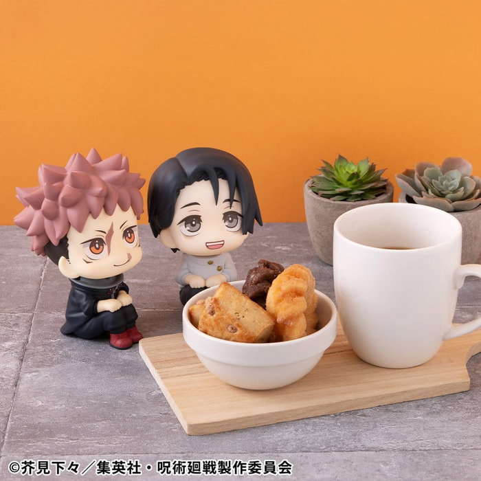 Megahouse Jujutsu Kaisen Estatuas PVC Look Up Yuji Itadori & Yuta Okkotsu Ver. 2