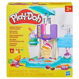 Hasbro Play-Doh Heladería Multicolor G0028 Crea Helados Divertidos con Accesorios y Moldes