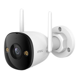 IMOU Bullet 3 2K Cámara Seguridad IP Exterior Inalámbrica y Cable, Resistente Agua IP67, 3MP, 124°, Visión Nocturna 30m, Detección Personas/Vehículos, Blanco