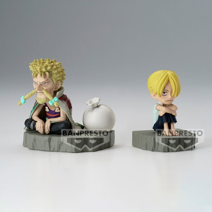 Banpresto Figura Sanji & Zeff World Collectable Stories One Piece 6cm Banpresto Figura Sanji & Zeff World Collectable Stories One Piece 6cm