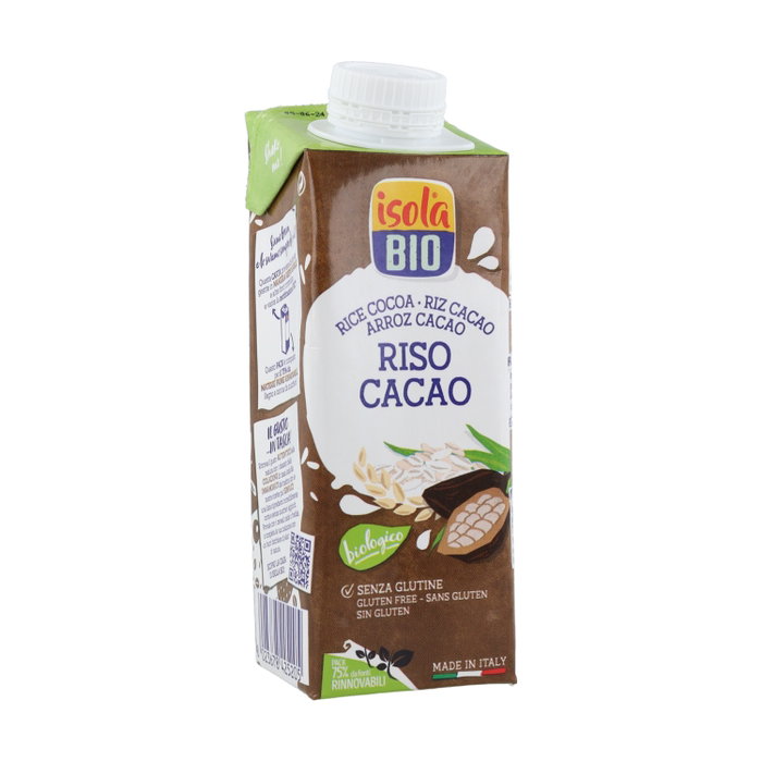 ISOLA Bebida Vegetal de Arroz con Cacao y Calcio BIO 250ml ISOLA Bebida Vegetal de Arroz con Cacao y Calcio BIO 250ml