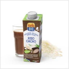 ISOLA Bebida Vegetal de Arroz con Cacao, Calcio y 250ml Bio