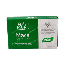 SANTIVERI Maca 60 Cápsulas para Rendimiento Físico y Mental, Vitalidad y Deseo Sexual, Apto Veganos