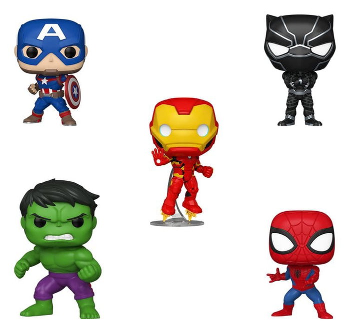 Funko Marvel Pack de 5 Figuras POP! Vinyl Black Friday Bundle Funko Marvel Pack de 5 Figuras POP! Vinyl Black Friday Bundle