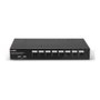 Lindy 39540 KVM Switch para 8 ordenadores con DisplayPort, USB 2.0 y Audio, 4K Ultra HD, Negro
