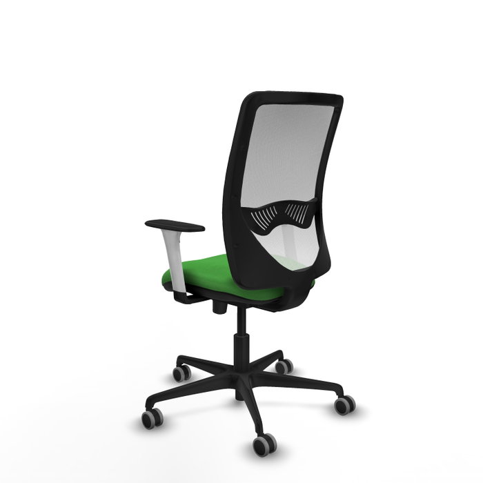 PIQUERAS Y CRESPO Silla de oficina Zulema Verde y Blanco