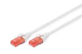 Digitus Cable de Red Patch Cord CAT 6 U/UTP 10m Blanco