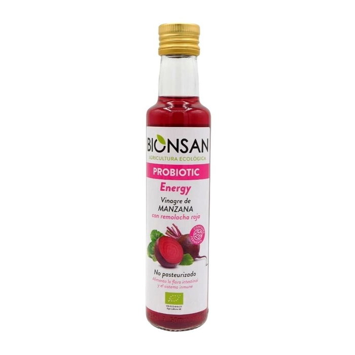 BIONSAN PROBIOTIC ENERGY Vinagre de Manzana con Remolacha BIONSAN PROBIOTIC ENERGY Vinagre de Manzana con Remolacha