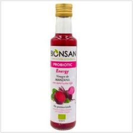 BIONSAN Vinagre de Manzana Probiótico con Remolacha 250 para Digestión y Energía
