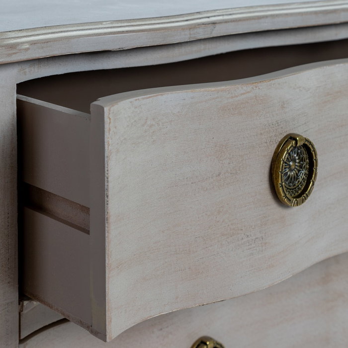 Mesita Marrón Claro Madera de Abeto 80 X 38 X 65,50 cm