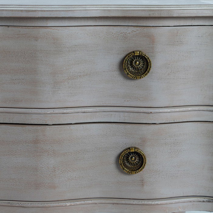 Mesita Marrón Claro Madera de Abeto 80 X 38 X 65,50 cm